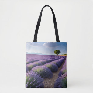 Bolsa Tote Natureza lavanda no exterior Paisagem pacífica