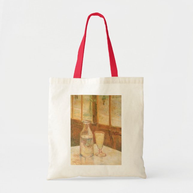 Bolsa Tote Natureza-morta com absinto de Vincent van Gogh (Frente)