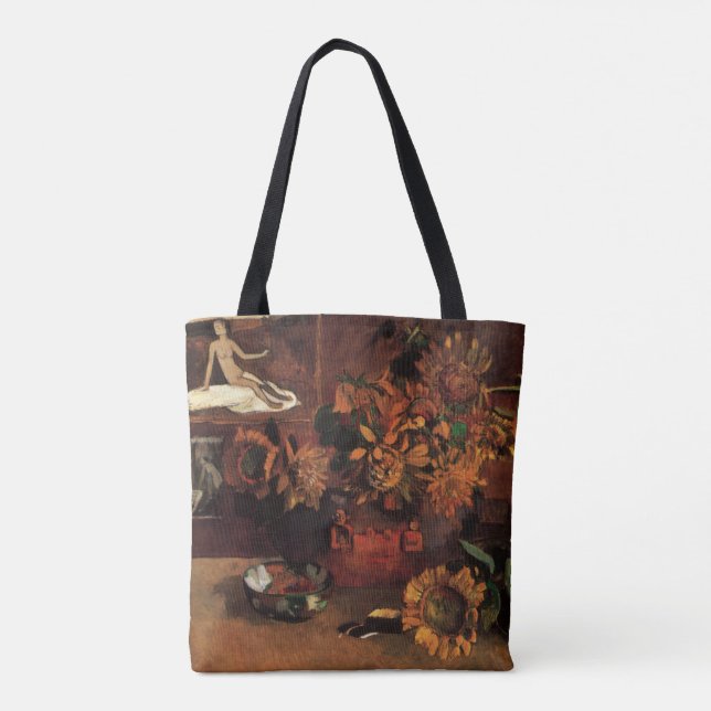 Bolsa Tote Natureza-morta com L'Esperance (Esperança) de Paul (Verso)