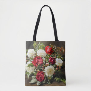 Bolsa Tote Natureza Morta com Rosas por Anthonore Christensen