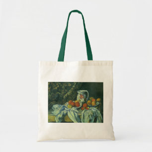 Bolsa Tote Natureza Morta, Cortina e Jarro de Paul Cezanne