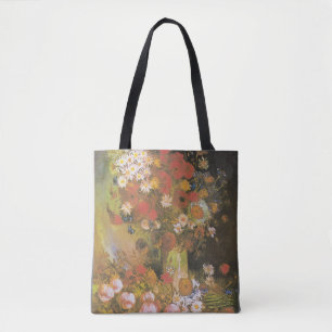 Bolsa Tote Natureza-morta floral de Van Gogh Papoulas vermelh