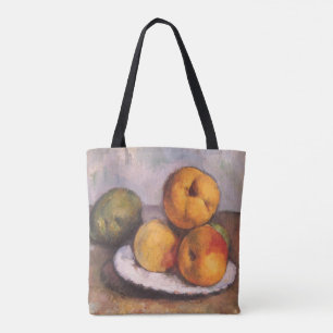 Bolsa Tote Natureza Morta Quince, Maçãs, Peras por Paul Cezan