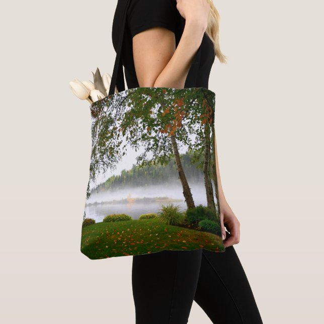 Bolsa Tote Natureza pelo lago (Close Up)