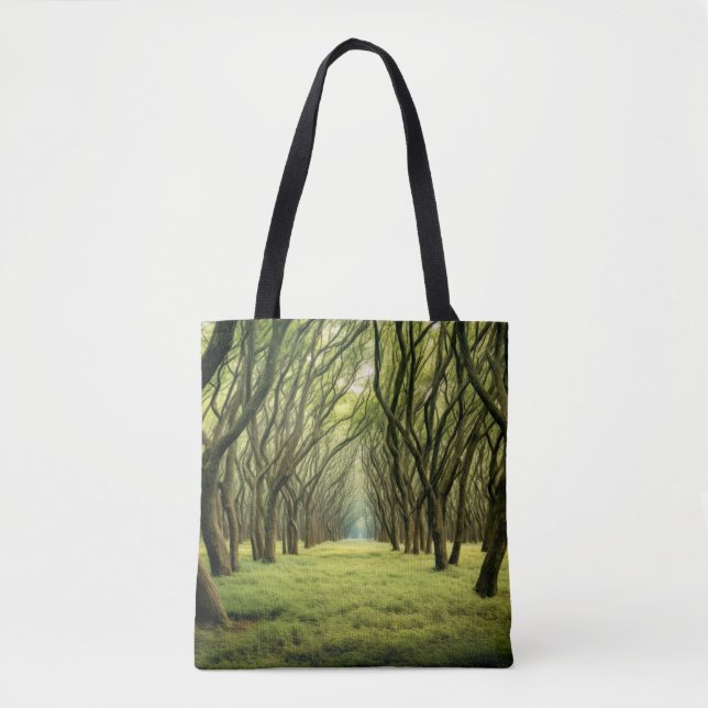 Bolsa Tote Natureza Tranquila Da Vida Em Árvore (Frente)