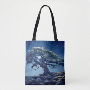 Bolsa Tote Natureza Tranquila Da Vida Em Árvore