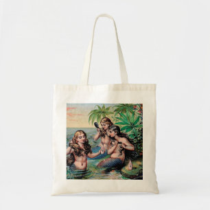 Bolsa Tote Naufrágio Antigo das Sereias Vitorianas Tesouro Na