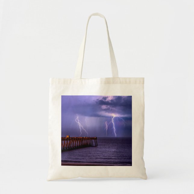 Bolsa Tote Navarre Florida Lightning Storm (Frente)