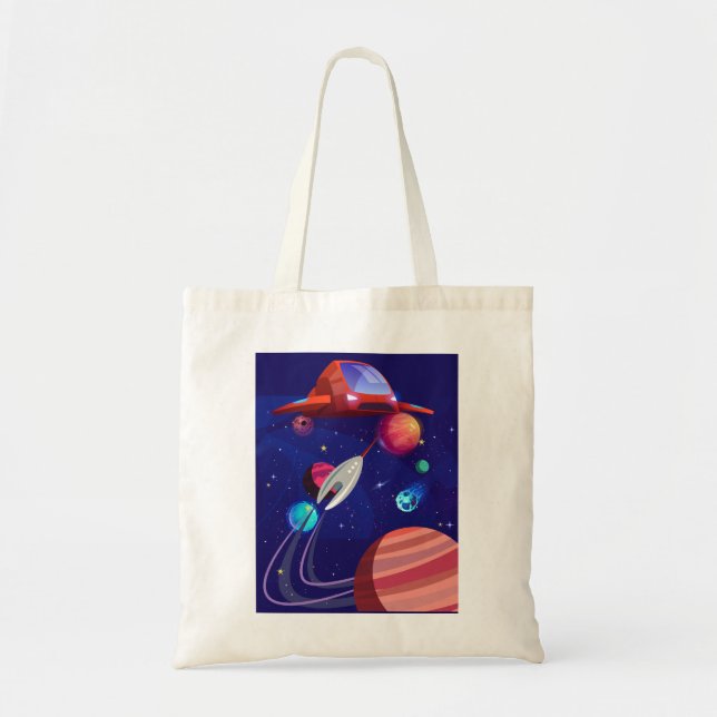 BOLSA TOTE NAVE ESPACIAL (Frente)