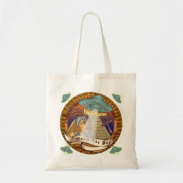 Bolsa Tote Nave Espacial Alien das Pirâmides