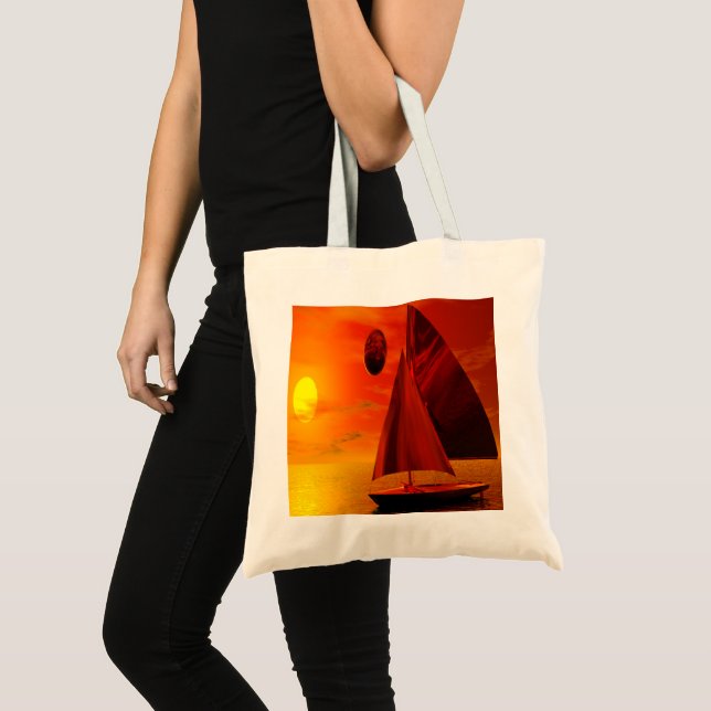 Bolsa Tote Navegação no Sunset Large Totob Bag (Frente (produto))