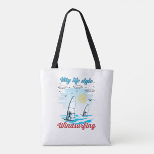 Bolsa Tote Navegação Por Windsurfing É O Meu Estilo De Vid