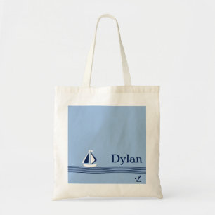 Bolsa Tote Navegando o saco afastado personalizado dos miúdo