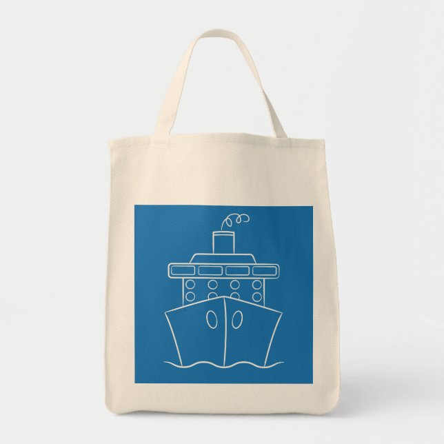 Bolsa Tote Navio de cruzeiro (Frente)