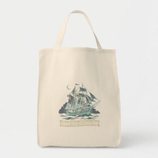 Bolsa Tote Navio Fantasma da Baía de Casco