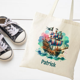 Bolsa Tote Navio Pirata Whimsical