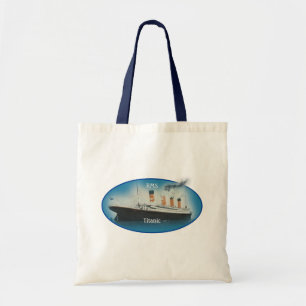 Bolsa Tote Navio Titanic Maritime Blue White Star Line