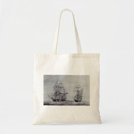 Bolsa Tote Navios Gráficos de Arte Fina Oceanic Trek