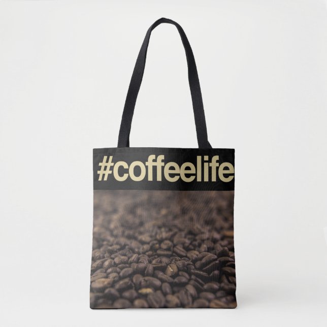 Bolsa Tote ND para ES - série do saco do #coffeelife (Frente)