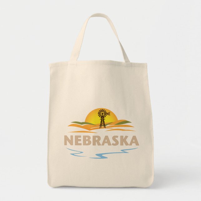 Bolsa Tote Nebraska Estados Unidos da América (Frente)