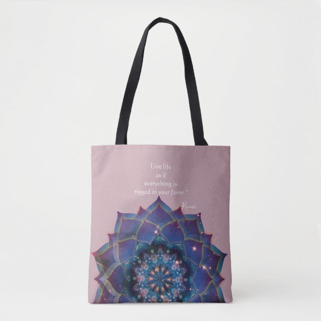 Bolsa Tote Nebula Bloom | Mandala (Frente)