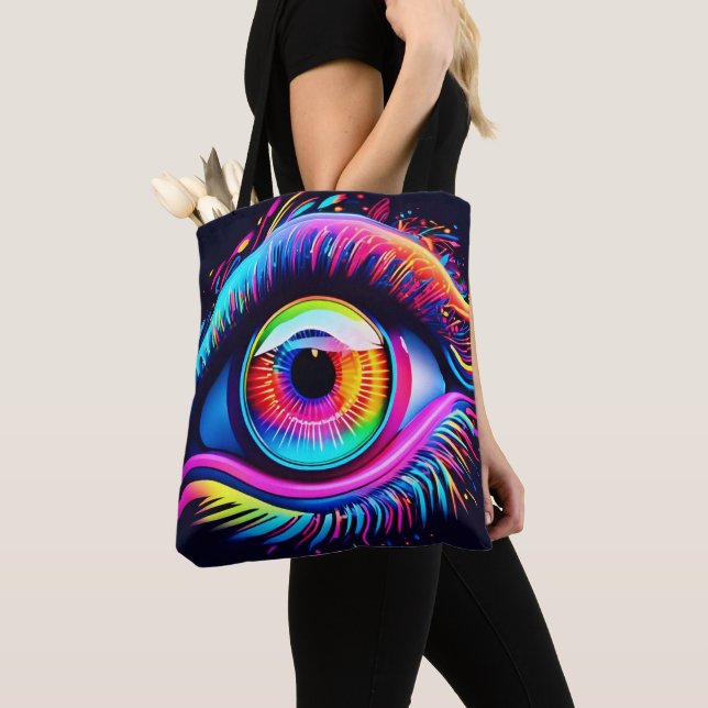 Bolsa Tote Nebula Eye Art (Close Up)