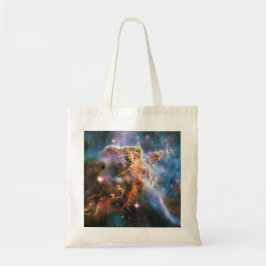 Bolsa Tote Nebulosa da galáxia espacial. Estrelas do Universo