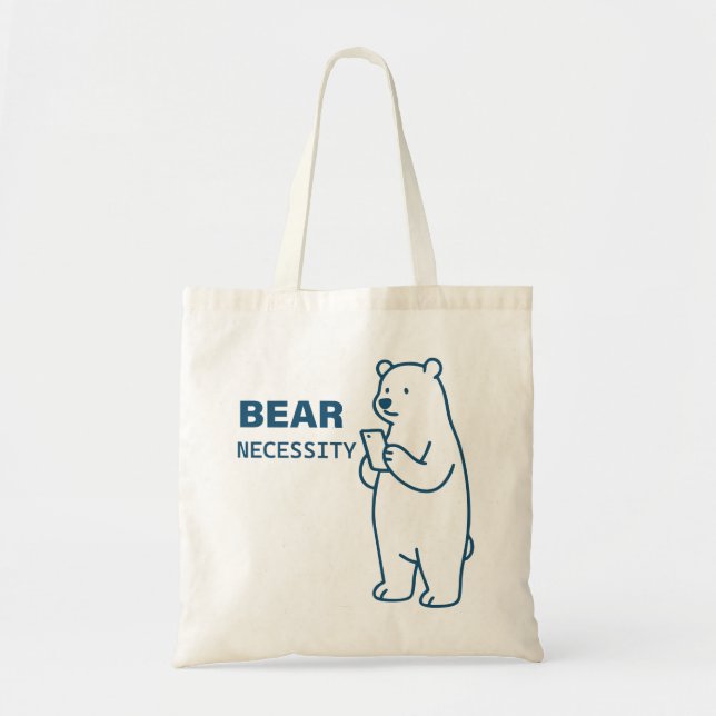 Bolsa Tote Necessidade de Urso (Frente)