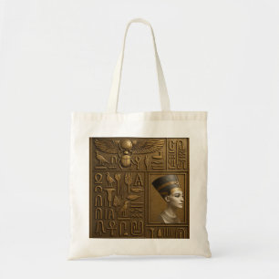 Bolsa Tote Nefertiti Hieroglyph Tote Bag