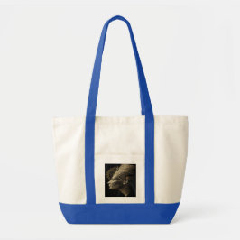Bolsa Tote Nefertiti Silhueta Moderna Arte Linear