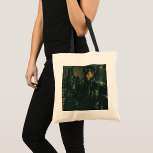 Bolsa Tote Negócios Vintage, Policial no Telefone de Emergênc