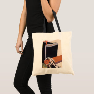 Bolsa Tote Negócios Vintage, Tecidos e Textiles Art Déco