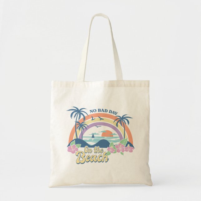 Bolsa Tote Nenhum Dia Ruim Na Praia (Frente)