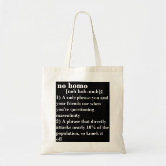 Bolsa Tote Nenhum homo