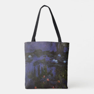 Bolsa Tote Nenúfares de Claude Monet, Impressionismo Vintage