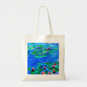 Bolsa Tote Nenúfares, Vermelhos, por Oscar-Claude Monet