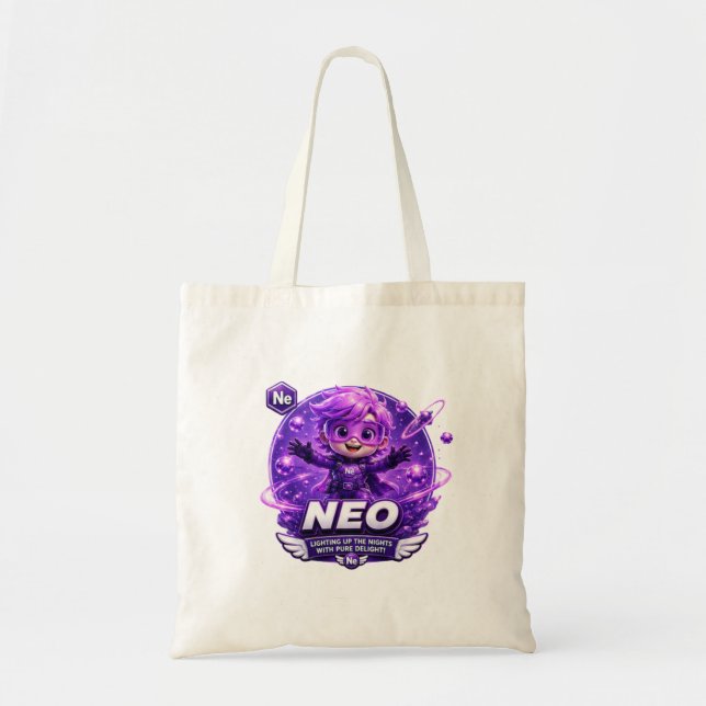 Bolsa Tote Néon ATOMIVRA (Frente)