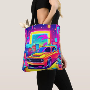 Bolsa Tote Neon Dream Car Escape