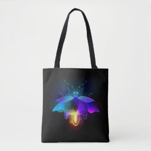 Bolsa Tote Neon Firefly a preto