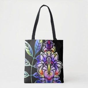Bolsa Tote Neon Flowers