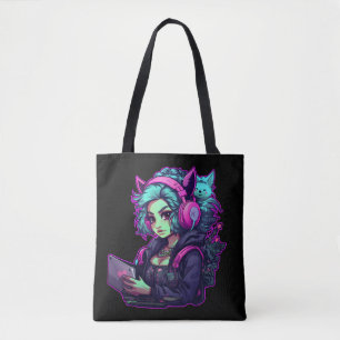 Bolsa Tote Neon gamer