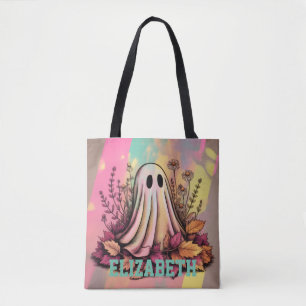 Bolsa Tote Neon Halloween Ghost, Halloween Ghost, Halloween,