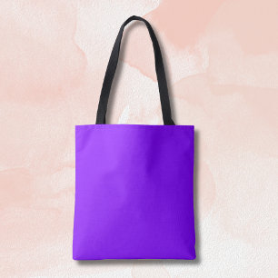 Bolsa Tote Neon Indigo Solid Color   Clássico
