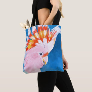 Bolsa Tote Neon Mohawk - Cockatoo Rosa
