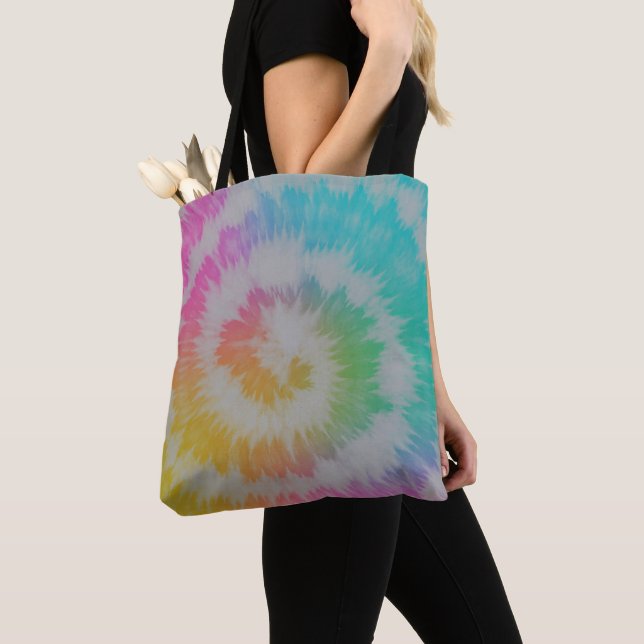Bolsa Tote Neon Rainbow Tie Dye Case-Mate capas de iphone (Close Up)