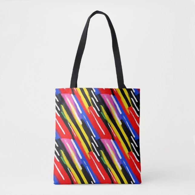 Bolsa Tote Neon Street Sport Color Slashes (Frente)