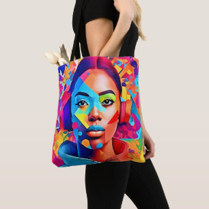 Bolsa Tote Neon Woman Sonha Arte Digital