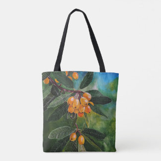 Bolsa Tote Nêsperas em pintura de primavera de abril por Alfr