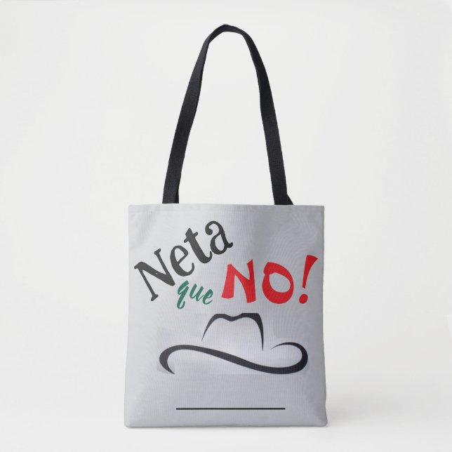 Bolsa Tote Neta que Não! (Frente)