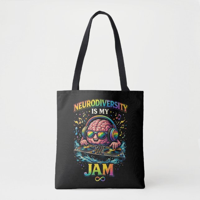 Bolsa Tote Neurodiversidade É Minha Paixão (Frente)